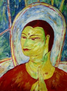 A Holy Saint 60X45 cm oil on canvas 2012